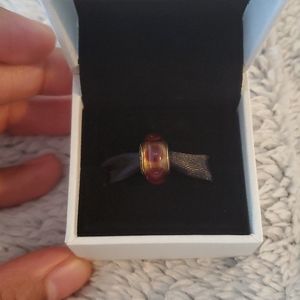 Pandora 14k gold mystic brown murano